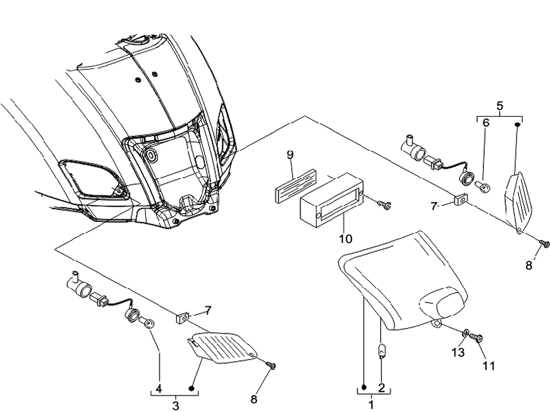 48.REAR LIGHT TURN SIGNAL