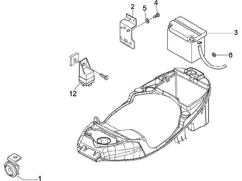 49.BATTERY HORN RELAY