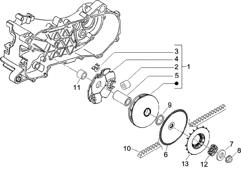 6.GEAR SIDE PULLEY