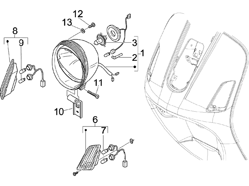 47.FRONT LIGHT TURN SIGNAL