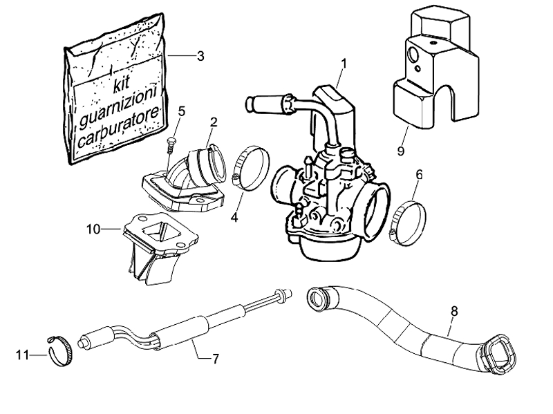 15.CARBURETOR MAINFOLD
