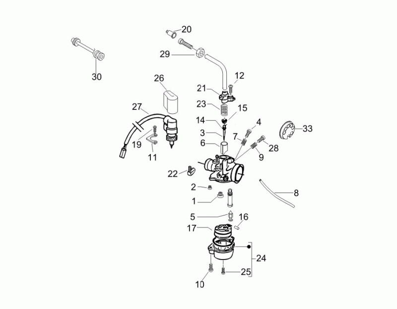 16.CARBURETOR COMPONENTS