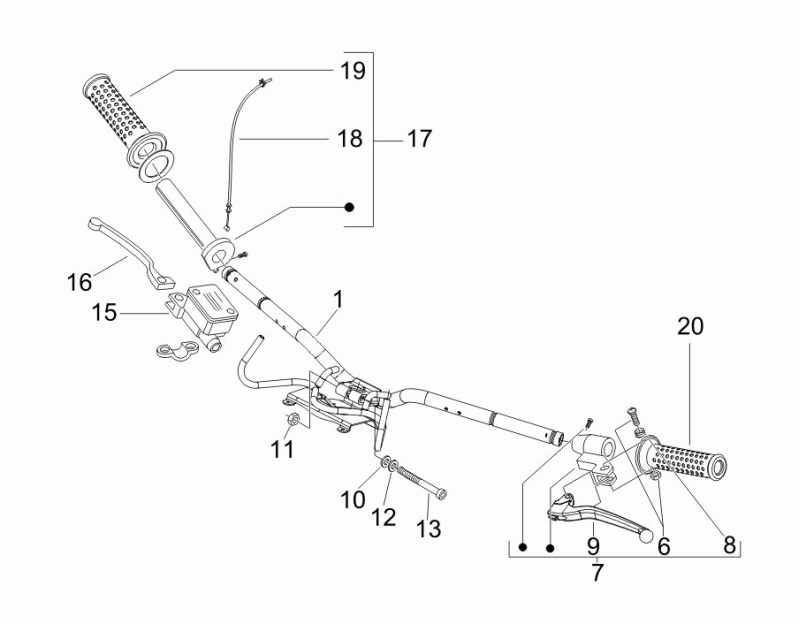 38.HANDLEBAR - BRAKE LEVER