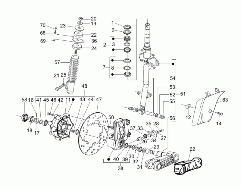 40.FORK - STEERING HEAD