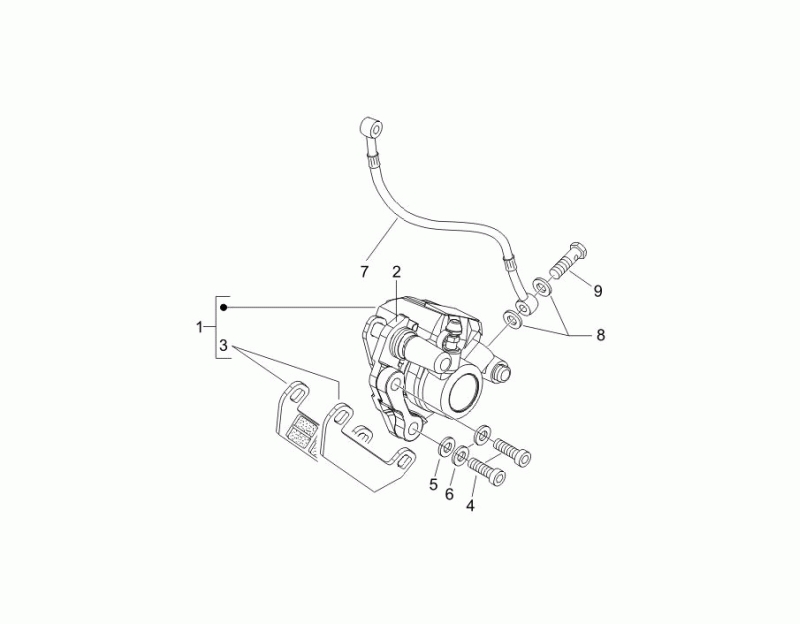 43.BRAKE CALIPER - BRAKE HOSES