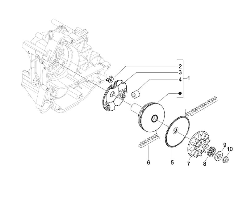 6.GEAR SIDE PULLEY