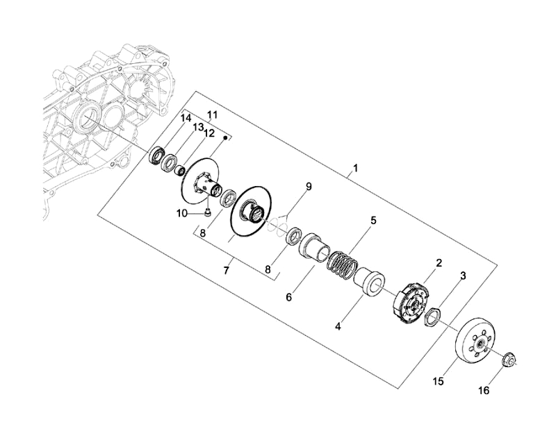 7.DRIVE SIDE PULLEY