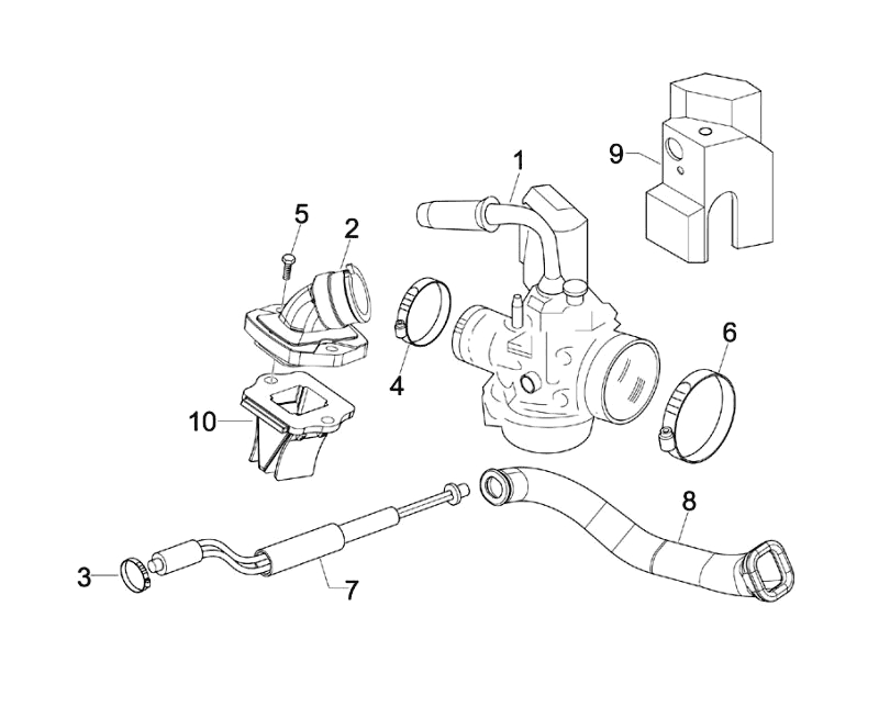 15.CARBURETOR MAINFOLD