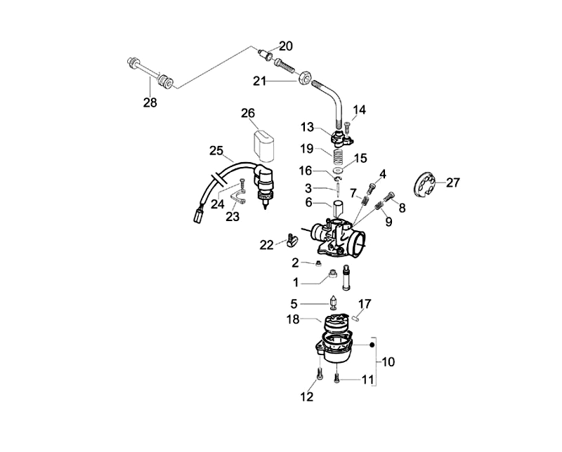 16.CARBURETOR COMPONENTS