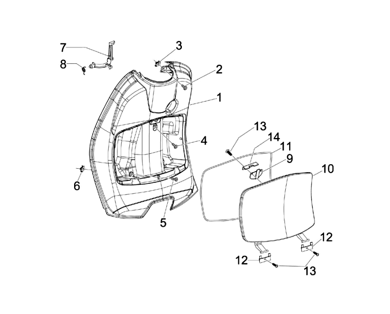 23.FRONT GLOVE BOX
