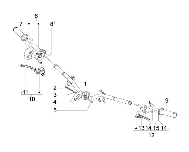 37.HANDLEBAR ATTACHING PARTS
