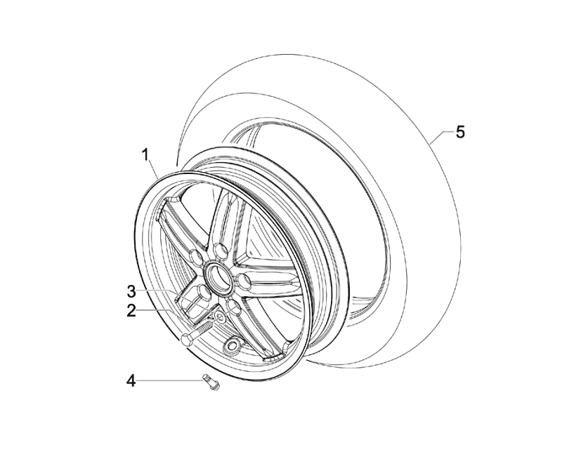 41.FRONT WHEEL ASSEMBLY