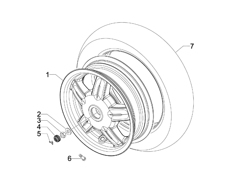 42.REAR WHEEL ASSEMBLY
