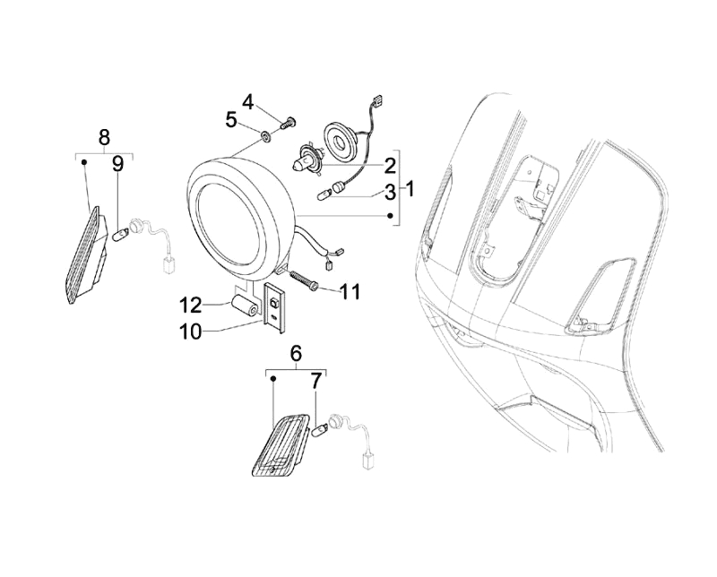 46.FRONT LIGHT TURN SIGNAL
