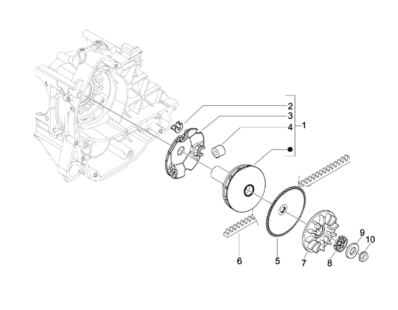 6.GEAR SIDE PULLEY