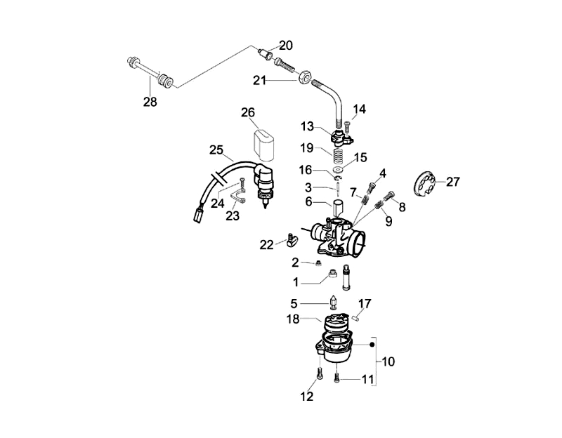 16.CARBURETOR COMPONENTS