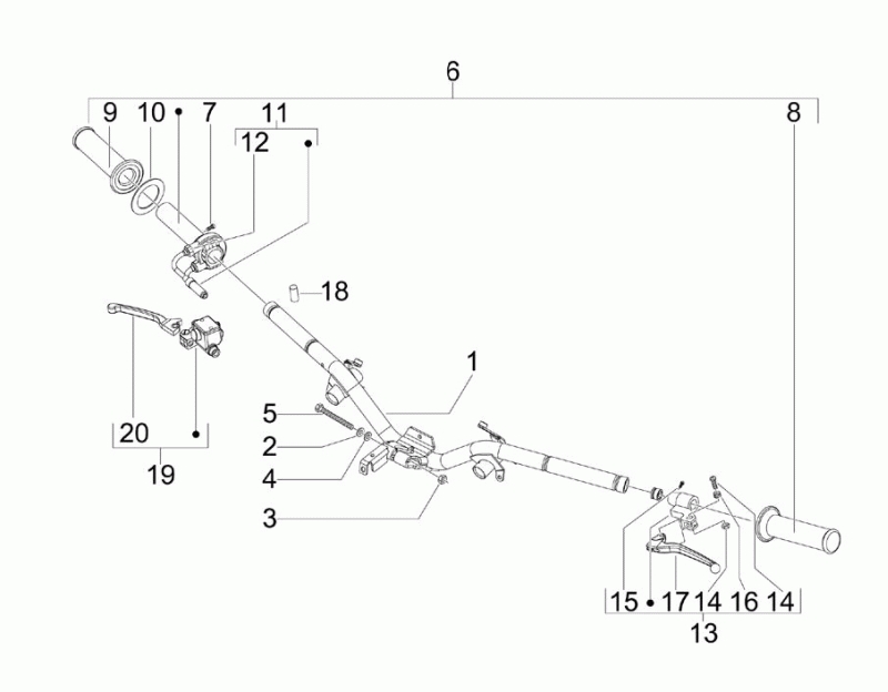 37.HANDLEBAR - BRAKE LEVER