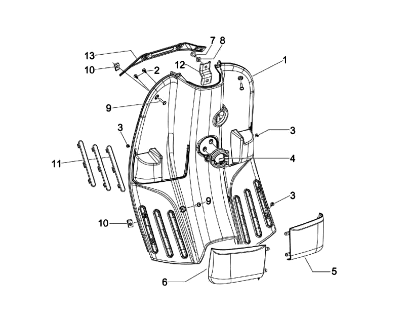 25.FRONT GLOVE BOX