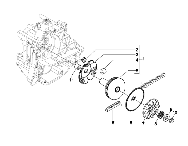 8.GEAR SIDE PULLEY