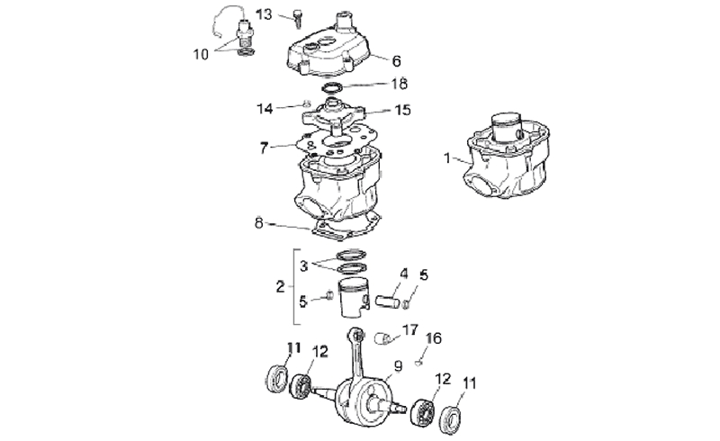 19.CYLINDER CRANKSHAFT