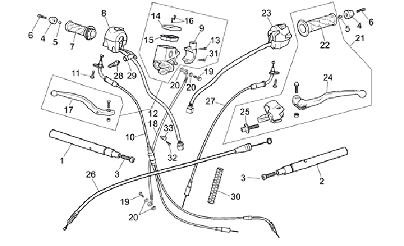9.SWITCHES BOWDEN CABLE