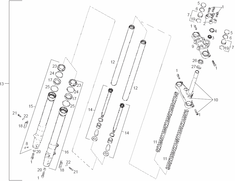 Fork Assy (Marzocchi)