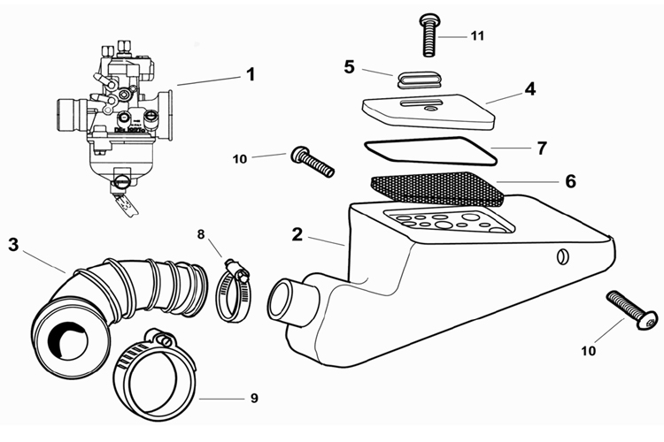 Luchtfilter & Carburateur