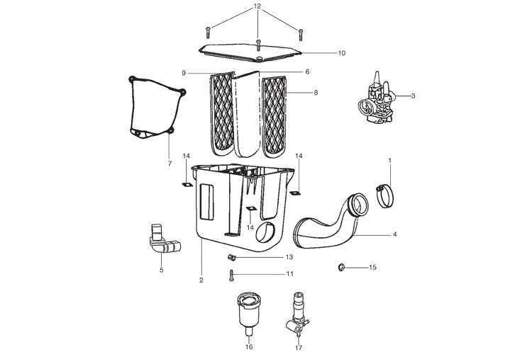 Luchtfilter & Carburateur