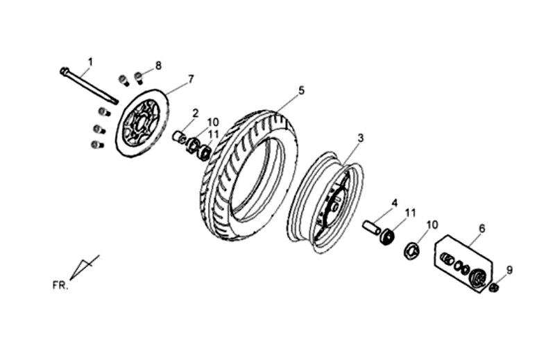 24.FR WHEEL ASSY