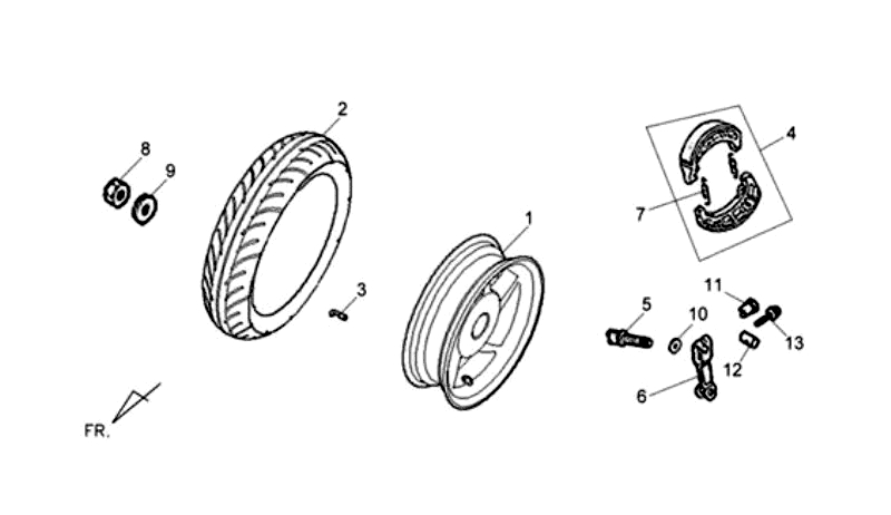 25.RR WHEEL ASSY