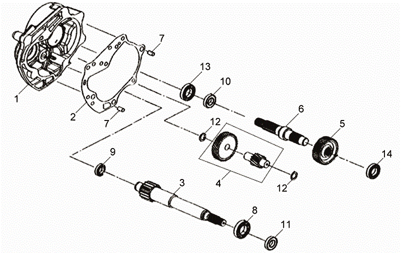 11.MISSION CASE - DRIVE SHAFT