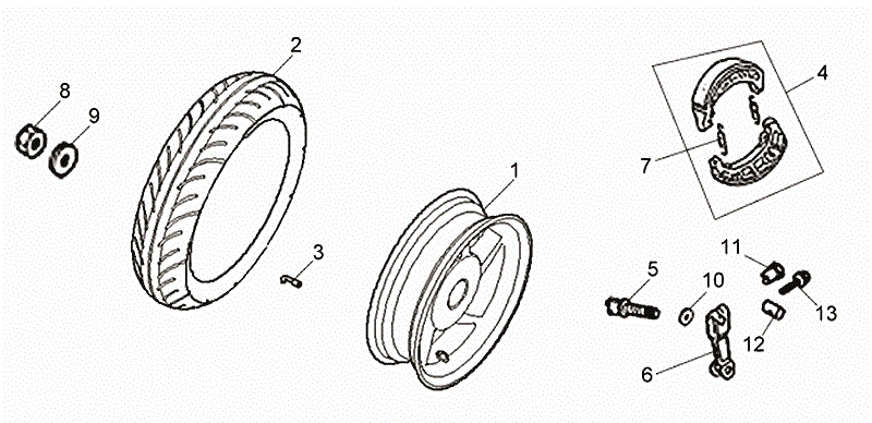 25.RR WHEEL ASSY