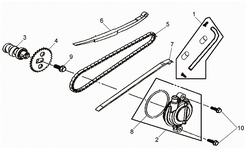 3.CAM SHAFT - CYL. HEAD L. SIDE COVER