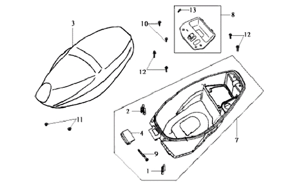 21.SEAT - LUGGAGE BOX