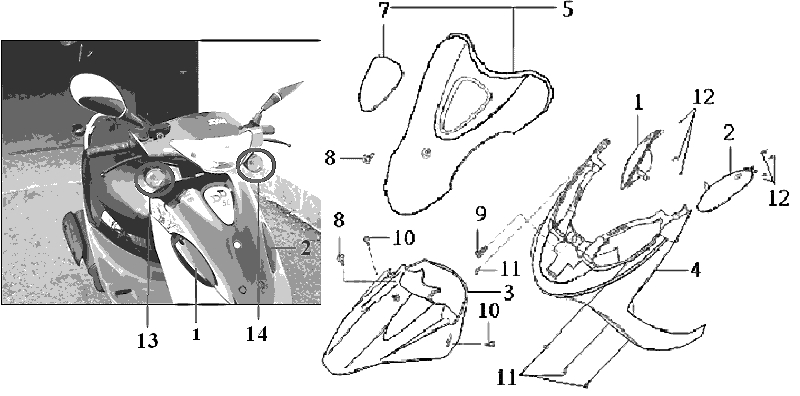 13.FRONT COVER - FRONT FENDER