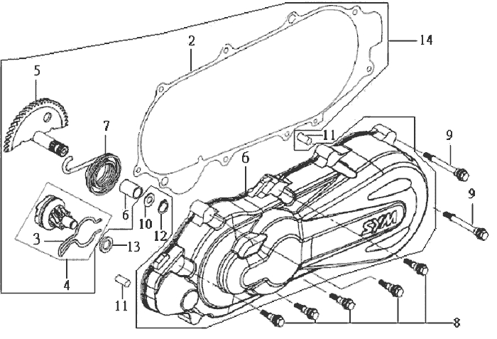 6.L. SIDE COVER
