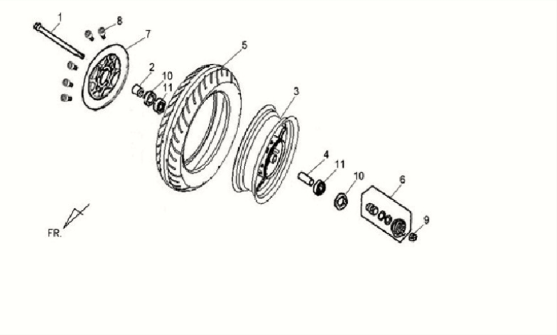 24.FR WHEEL ASSY