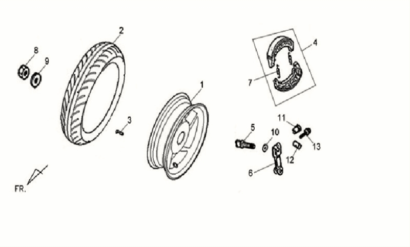 25.RR WHEEL ASSY