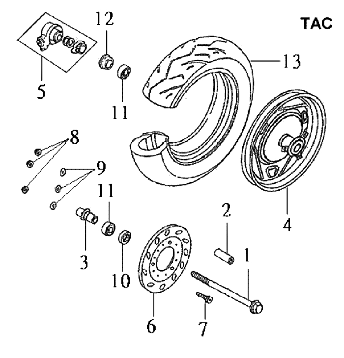 18.FRONT WHEEL