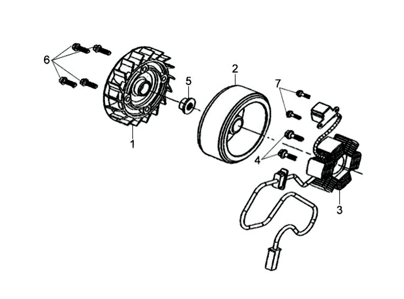 6.R. CRANK CASE COVER