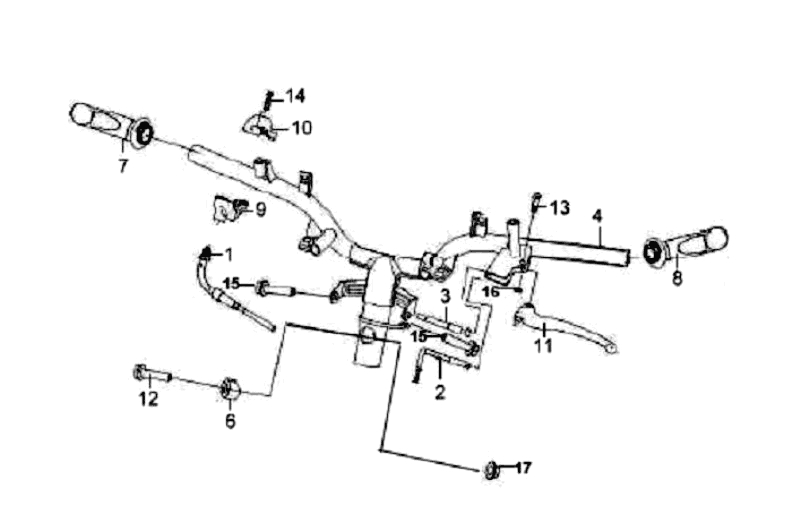 19.CABLE SWITCH HANDLE LEVER