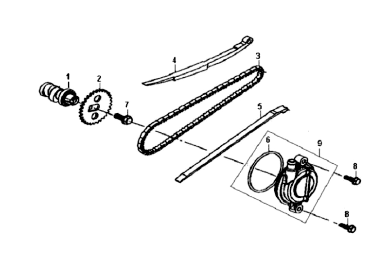 3.CAM SHAFT-CYL. HEAD L. SIDE COVER