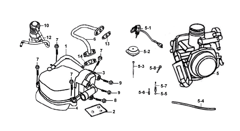 2.CYLINDER HEAD COVER CARBURETOR