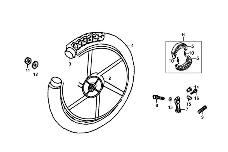 26.FRONT WHEEL