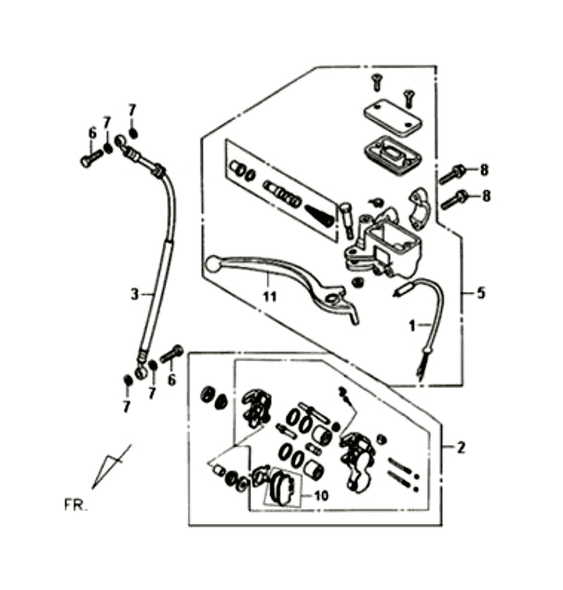 18.FR. BRAKE MASTER CYLINDER