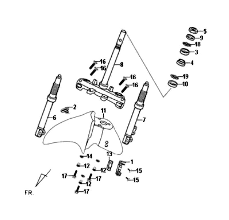 23.STRG. STEM FRONT CUSHION