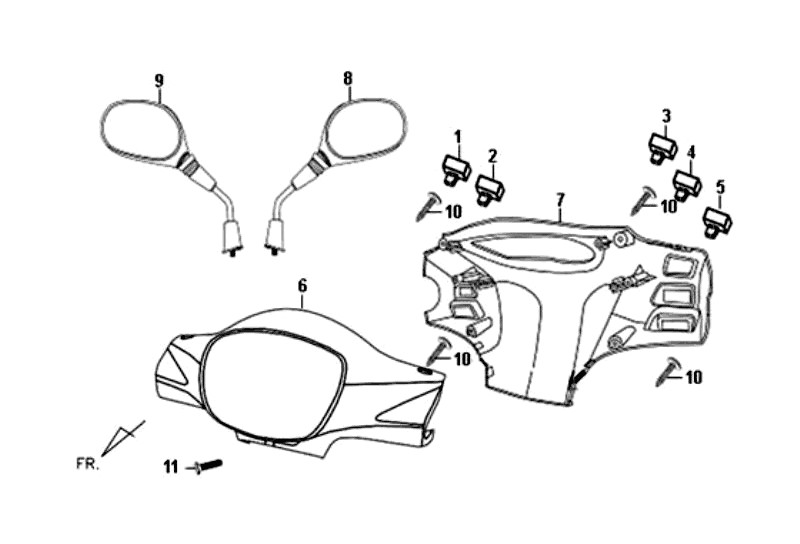 19.HANDLE PIPE HANDLE COVER