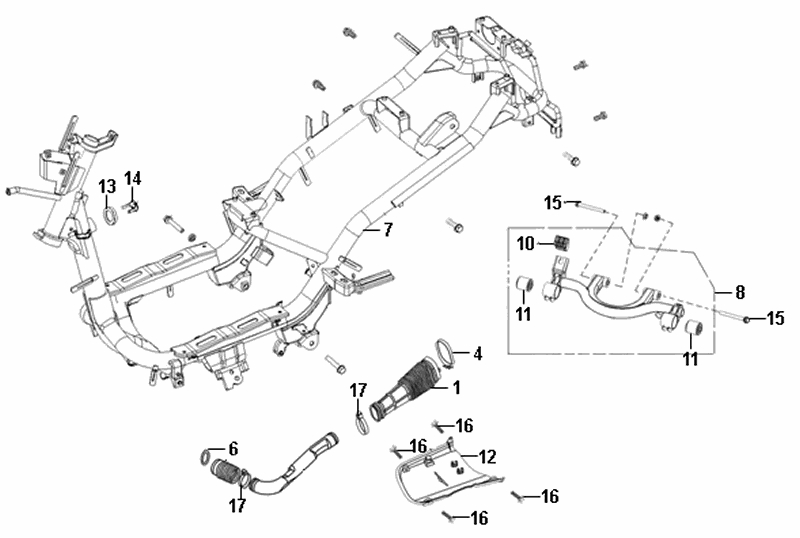 35.FRAME BODY ENGINE HANGER