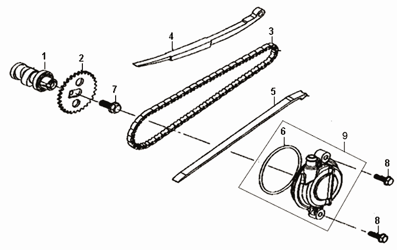 3.CAM SHAFT - CYL. HEAD L. SIDE COVER