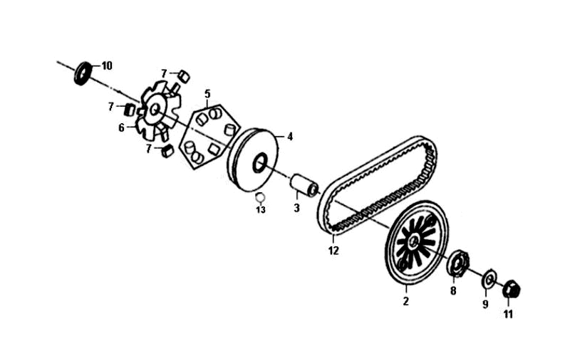 9.MOVABLE DRIVE FACE ASSY